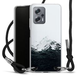 Carry Case Transparent Fabric black/silver