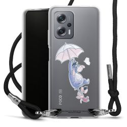 New Carry Case Transparent Stoff schwarz/silber