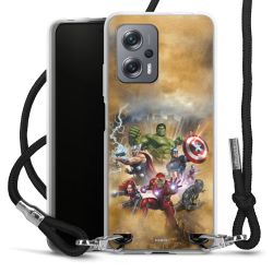 New Carry Case Transparent Stoff schwarz/silber