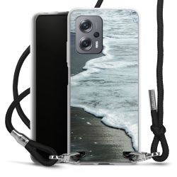 New Carry Case Transparent Stoff schwarz/silber