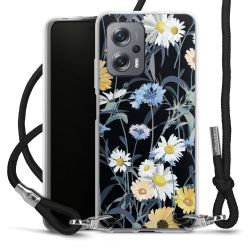 New Carry Case Transparent Stoff schwarz/silber