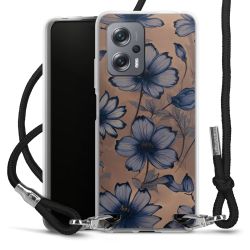 New Carry Case Transparent Stoff schwarz/silber