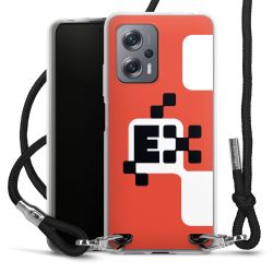 New Carry Case Transparent Stoff schwarz/silber