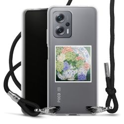 New Carry Case Transparent Stoff schwarz/silber