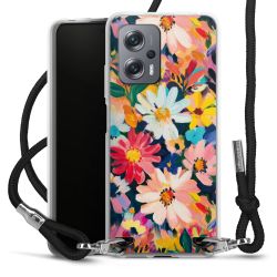 New Carry Case Transparent Stoff schwarz/silber