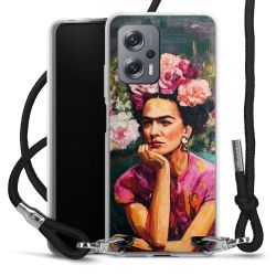 New Carry Case Transparent Stoff schwarz/silber