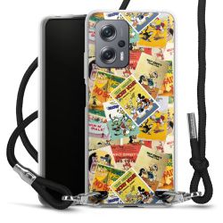 New Carry Case Transparent Stoff schwarz/silber