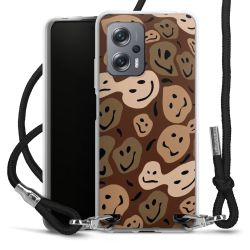 New Carry Case Transparent Stoff schwarz/silber