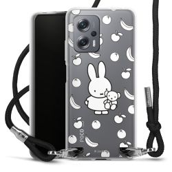 New Carry Case Transparent Stoff schwarz/silber