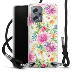 New Carry Case Transparent Stoff schwarz/silber