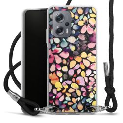 New Carry Case Transparent Stoff schwarz/silber