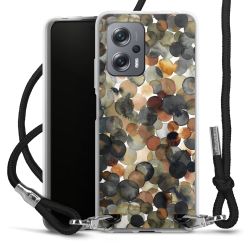 New Carry Case Transparent Stoff schwarz/silber