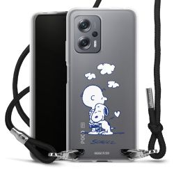 New Carry Case Transparent Stoff schwarz/silber