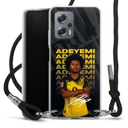 New Carry Case Transparent Stoff schwarz/silber