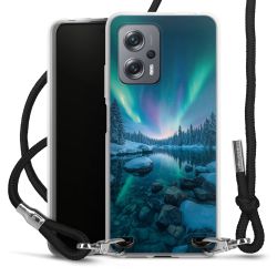 New Carry Case Transparent Stoff schwarz/silber