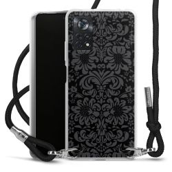 Carry Case Transparent Fabric black/silver