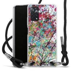 Carry Case Transparent Fabric black/silver