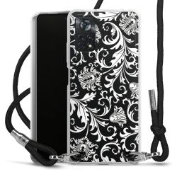 Carry Case Transparent Fabric black/silver