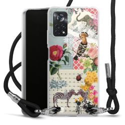 Carry Case Transparent Fabric black/silver