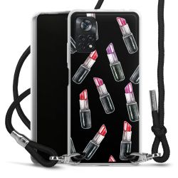 Carry Case Transparent Fabric black/silver