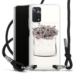 Carry Case Transparent Fabric black/silver