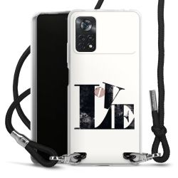 Carry Case Transparent Fabric black/silver