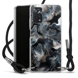 Carry Case Transparent Fabric black/silver