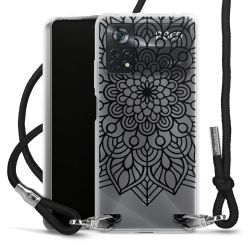 Carry Case Transparent Fabric black/silver