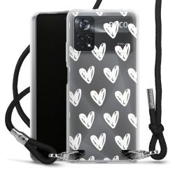 Carry Case Transparent Fabric black/silver