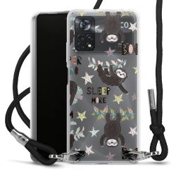 Carry Case Transparent Fabric black/silver