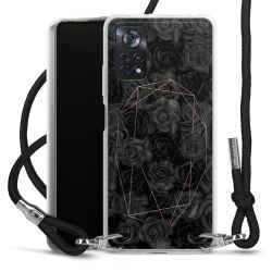 Carry Case Transparent Fabric black/silver