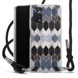 Carry Case Transparent Fabric black/silver