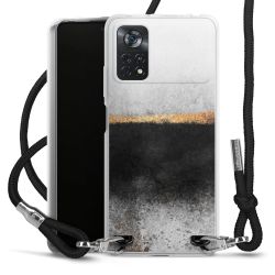 Carry Case Transparent Fabric black/silver