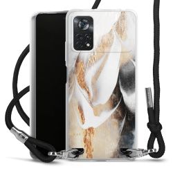 Carry Case Transparent Fabric black/silver