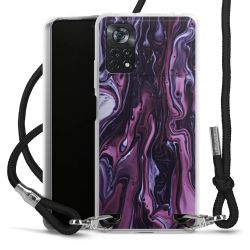 Carry Case Transparent Fabric black/silver