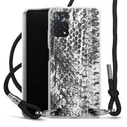 Carry Case Transparent Fabric black/silver