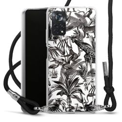 Carry Case Transparent Fabric black/silver