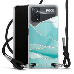 Carry Case Transparent Fabric black/silver