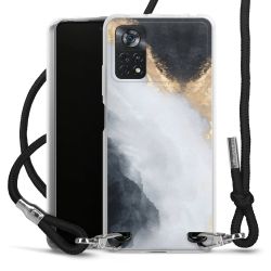 Carry Case Transparent Fabric black/silver