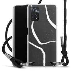 Carry Case Transparent Fabric black/silver