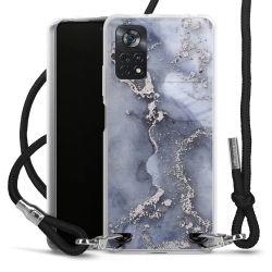 Carry Case Transparent Fabric black/silver