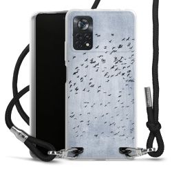 Carry Case Transparent Fabric black/silver