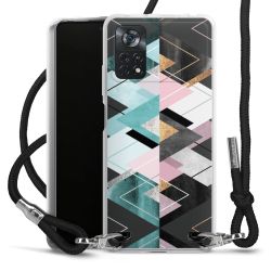 Carry Case Transparent Fabric black/silver