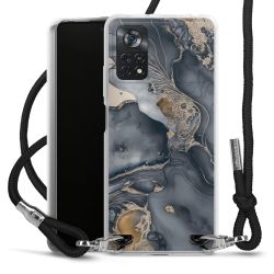 Carry Case Transparent Fabric black/silver