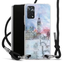 Carry Case Transparent Fabric black/silver