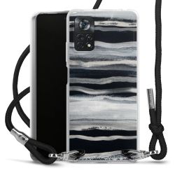 Carry Case Transparent Fabric black/silver