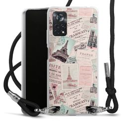 Carry Case Transparent Fabric black/silver