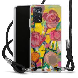 New Carry Case Transparent Stoff schwarz/silber