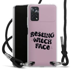 New Carry Case Transparent Stoff schwarz/silber