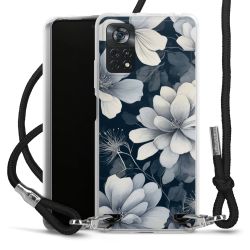 New Carry Case Transparent Stoff schwarz/silber